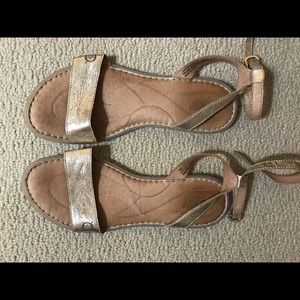 Born gold sandals